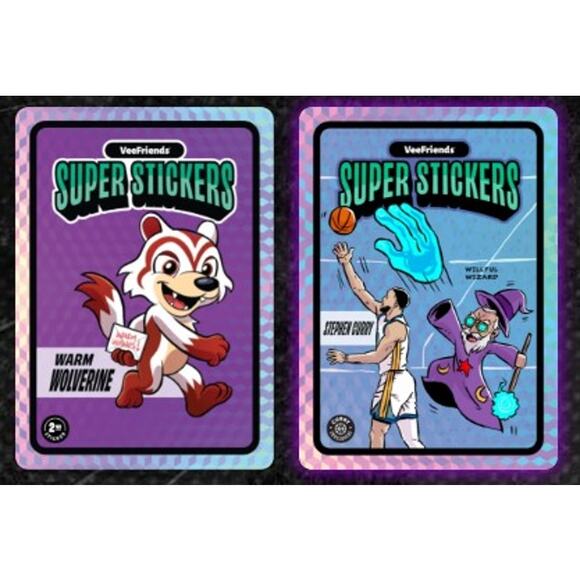 GaryVee Veefriends Manga Sticker x Steph Curry Crossover 18 Boxes-Factory Sealed - Picture 11 of 12